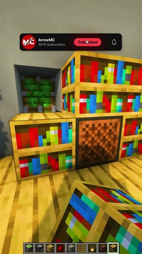 Minecraft Secret Note Block Door 😱 #minecraft #shorts