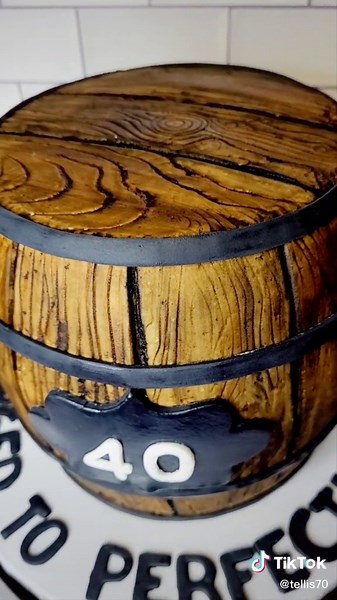 Whiskey Barrel Cake: A Sweet Delight
