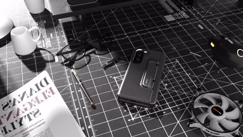 i-Blason for Samsung Galaxy Z Fold 5 Case (2023) with S Pen Holder & 3 Silicone S Pen Covers [Built-in Screen Protector] Full Body Protective Bumper Phone Case for Z Fold 5 with Kickstand (Black)