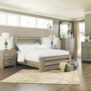 Bring rustic beauty into your home with the warm relaxing design of the Zelen bedroom collection. Shop now at afw.com/zelen-5-piece-bedroom-set. | American Furniture Warehouse
