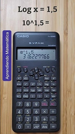 How to calculate the antilog / definition of logarithm with the scientific calculator
