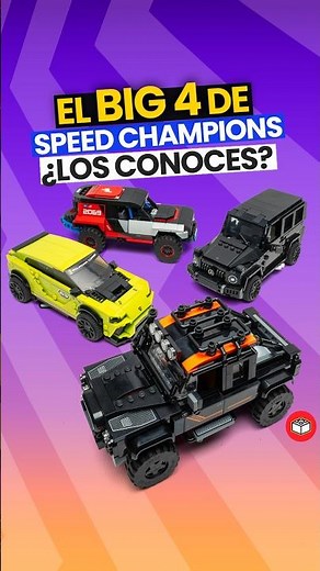 🔥 Do you know the Speed Champions BIG 4? The biggest models ever made for this series 😎
