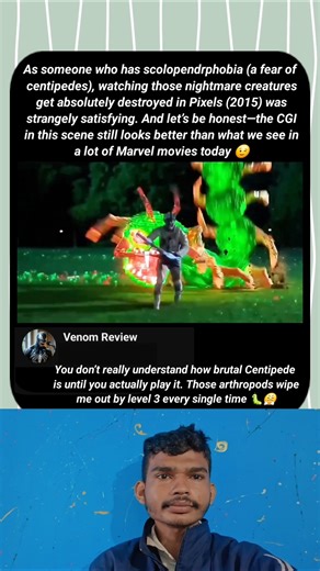 Pixels (2015) – The Centipede Scene That Still Looks Amazing