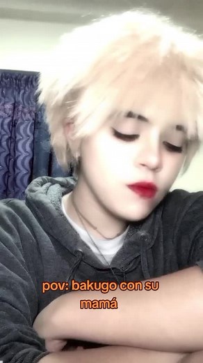 Pov Bakugo con su Mamá