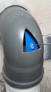 Gluing Pipe Hole Using Soda?! | Crafty Panda How