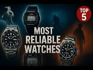 Top 5 Most Reliable Watches in the World ⏱ | Trusted by Astronauts, Divers & Soldiers