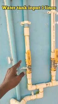 How to Connect 1 Motor Pump to 3 Water Tank Lines #plumber #vrselectricalbrothers