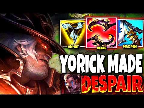 Darius on DESPAIR vs my YORICK BUILD MONSTER 😈😈 | EUNE Unranked to Master #18 - s16 Gameplay