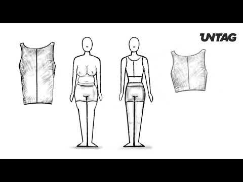 Tutorial how to put on a chest binder with zipper | UNTAG