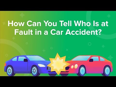 How Can You Tell Who Is at Fault in a Car Accident?