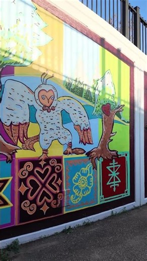 New Mural in the Como Park McMurray Tunnel