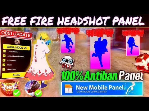 Free Fire Panel Mobile 🔥 FF Antiban Panel OB51 | Free Fire Hack New 😈Free Fire Injector 🔥 FF Panel