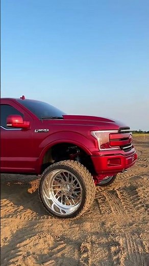Paint Matched Ruby Red Ford F150! ❤️