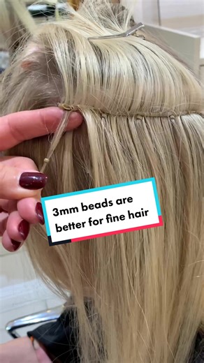 3mm Beads for Fine Hair | Stardust Hair Extension Tutorial