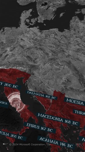 How Big was the Roman Empire? At its zenith under Emperor Trajan in 117 CE, the Roman Empire spanned approximately 5 million square kilometers (1.9 million square miles), stretching from Britain and Spain in the west to Mesopotamia in the east, and from the Rhine/Danube frontiers in the north to Egypt and North Africa in the south. It encompassed over 50 provinces with a population of 50-90 million. #RomanEmpire #Rome #Roman | Epic History TV