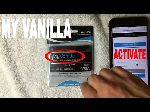 ✅ How To Activate My Vanilla Prepaid Card 🔴
