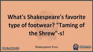 Shakespeare - Jokes, Puns, Wordplays, and Laughter