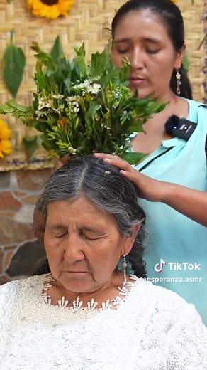 Relaxing ASMR Massage & Energy Cleansing with Whispers | Doña Esperanza