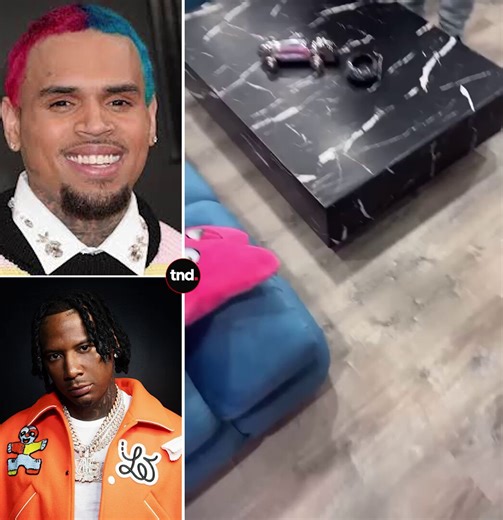 Chris Brown Shows Moneybagg Yo His Closet