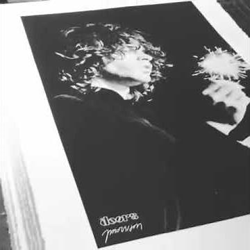 Making Of The Jim Morrison Limited-Edition Commemorative Print