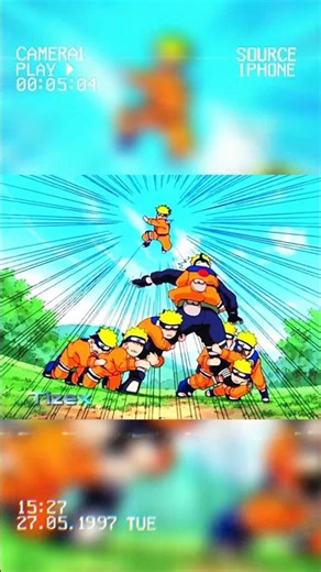 Naruto vs Kakashi first fight || #naruto #shorts #kakashi #shortsvideo #youtubeshorts #shortsfeed