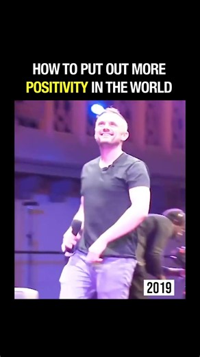 Turn camera around, hit record, and say some positivt sh*t!!