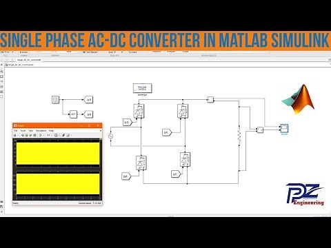 Simulation of a single phase AC-DC Converter in MATLAB/Simulink