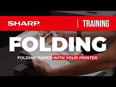 Print & Fold Automatically with Sharp BP Series