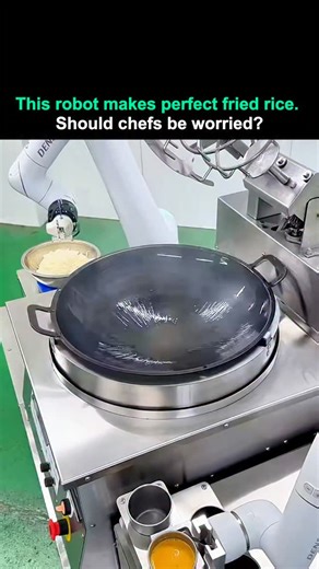 Artificial Intelligence • Tech on Instagram: "Robotic wok systems now create flawless fried rice in seconds with perfect consistency, running 24/7. Restaurants gain higher output and lower costs. Startups launch with professional precision from day one. Entrepreneurs automate entire kitchens without human limitations. But as robots master techniques that once took years to learn, they're redefining professional cooking itself. The food industry is facing a fundamental transformation that seemed
