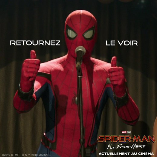 Re-découvrez dès maintenant le film de l'été à ne pas manquer #SpiderManFarFromHome, actuellement au cinéma. | Spider-Man