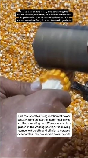 AUTOMATIC CORN SHELLER - FAST & EASY WAY TO GET LOTS OF CORN KERNELS!