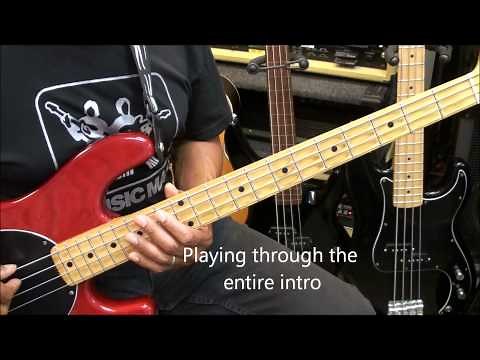 Gorillaz FEEL GOOD INC. Bass Guitar Lesson Standard Tuning ‪@EricBlackmonGuitar‬