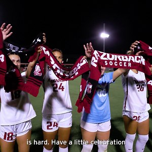 First top 10 match on the road tonight Heres a look back at the 7-1 win last week | Arkansas Razorbacks