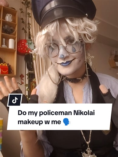 I tried to be serious XD #bungostraydogscosplay #nikolaigogol #cosplay #cosplaymakeup #getreadywithme