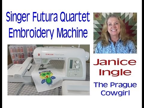 Singer Futura SEQS-6700 Embroidery Machine Demonstration