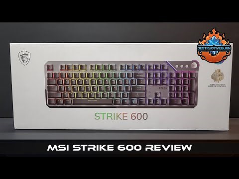 MSI Strike 600 Keyboard Review