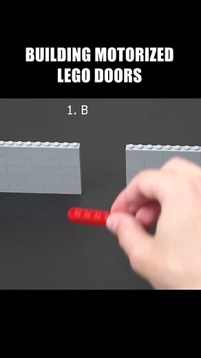 Motorized LEGO Doors by @brick_experiment_channel #lego #legotiktok #legotiktoker