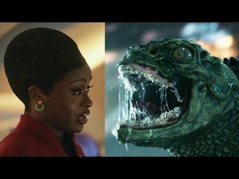More Xenomorph Gorn Aliens in Star Trek Strange New Worlds 3x01