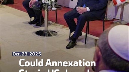 Could Annexation Strain US–Israel Relations