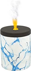 Candyl 2-in-1 Essential Oil Aroma Diffuser & Flameless Candle w/Ceramic Jar & Rechargeable Battery