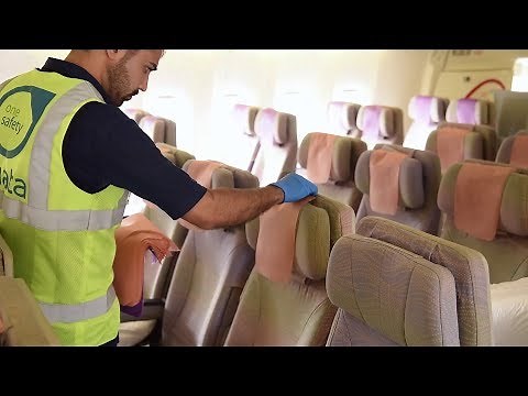 Cleaning an Emirates Aircraft | Emirates Airline
