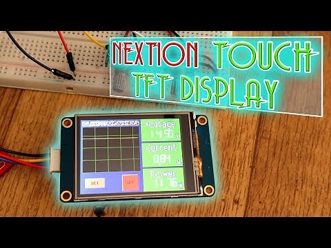 Nextion touch TFT display examples | Digital power supply - part 1