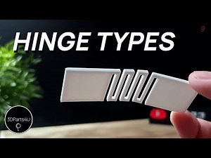🦾 3D Printed Hinges - Hinges Explained - Types Of Hinges - Lattice Hinge