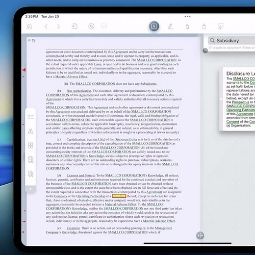 Review Contracts and Evidence with LiquidText