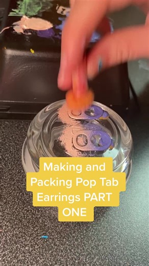 Making and Packing Pop Tab Earrings PART ONE