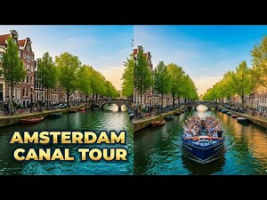 Amsterdam Canal Tour 4K | Most Scenic Boat Ride Through the City’s Iconic Canals