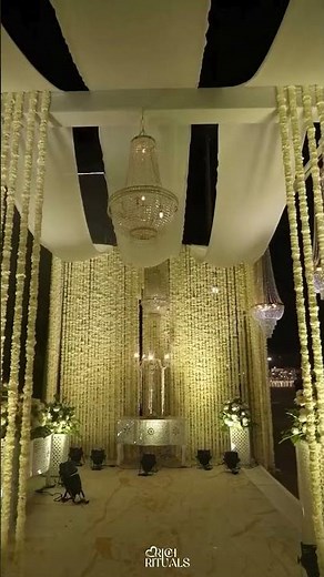 Luxury Night Wedding Decoration Inspiration