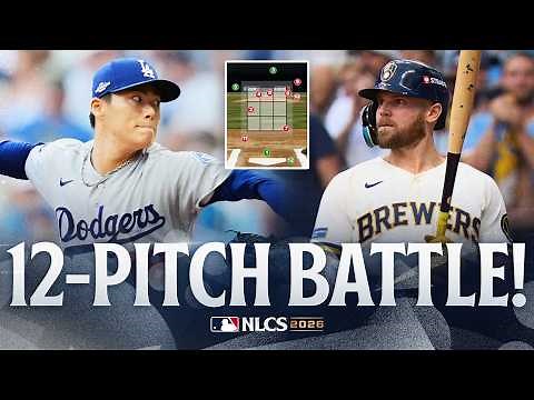 12-PITCH BATTLE! ⚔️Yoshinobu Yamamoto and Jake Bauers FACE OFF in NLCS Game 2! 😳