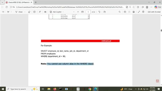 🎥 The second class recording of the FREE Oracle Database: SQL 19c Training is available here. 👉 To continue with the upcoming sessions, please confirm your admission for the FREE Oracle SQL Training (Oracle Database 19c). 📅 Class Schedule (BD Time) ⏱️ Course Duration: 25 Hours (12 Classes) 📆 Class Days: Saturday & Wednesday 🕤 Time: 09:30 PM – 11:30 PM 💳 Fee Information 📘 Course Fee: 10,000 BDT (100% FREE) 📝 Admission Fee: 1,000 BDT only ⏳ Seats are limited and offered on a first-come, fi