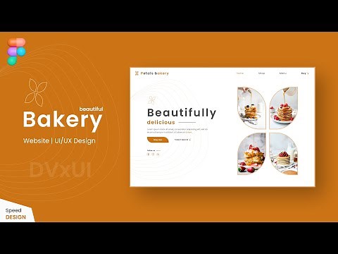 Bakery Website | UI/UX Design | Figma Tutorial | UI/UX Design Tutorial